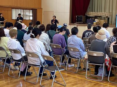 開会式　校長先生の挨拶
